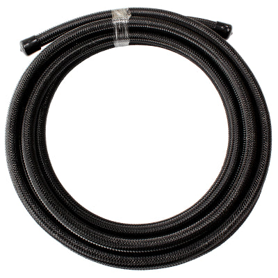 AF100-09-6MBLK    SS BRAIDED HOSE -9AN 6 METRE  BLACK S/S 12.7mm ID 18.3mm OD BLACK STAINLESS STEEL