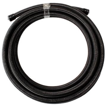 AF100-05-2MBLK    SS BRAIDED HOSE -5AN 2 METRE  BLACK S/S 6.4mm ID 13.1mm OD