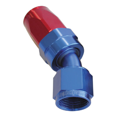 30 DEG SWIVEL HOSE END TAPER SERIES BLUE