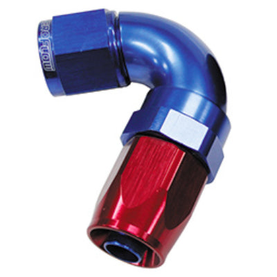 120 DEG FULL FLOW SWIVEL HOSE END TAPER STYLE BLUE