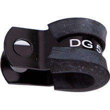 Load image into Gallery viewer, AF158-28BLK    CUSHIONED P CLAMPS -28AN 5PK  BLACK 44.5MM OR 1-3/4&quot; ID
