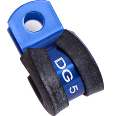 AF158-16    CUSHIONED P CLAMPS -16AN 5PK  BLUE 25MM ID OR 1