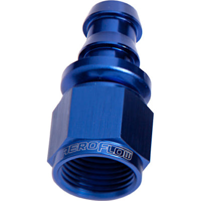 STRAIGHT PUSH LOCK HOSE END BLUE NO CLAMP REQUIRED