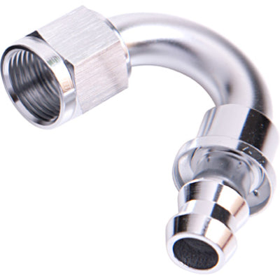 150 DEG PUSH LOCK END  SILVER NO CLAMP REQUIRED